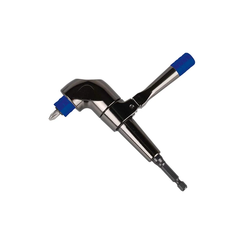 KING TONY 759-140 Alloy Steel Heavy Duty Right Angle Bit Holder, 140 mm Length, Pack of 12