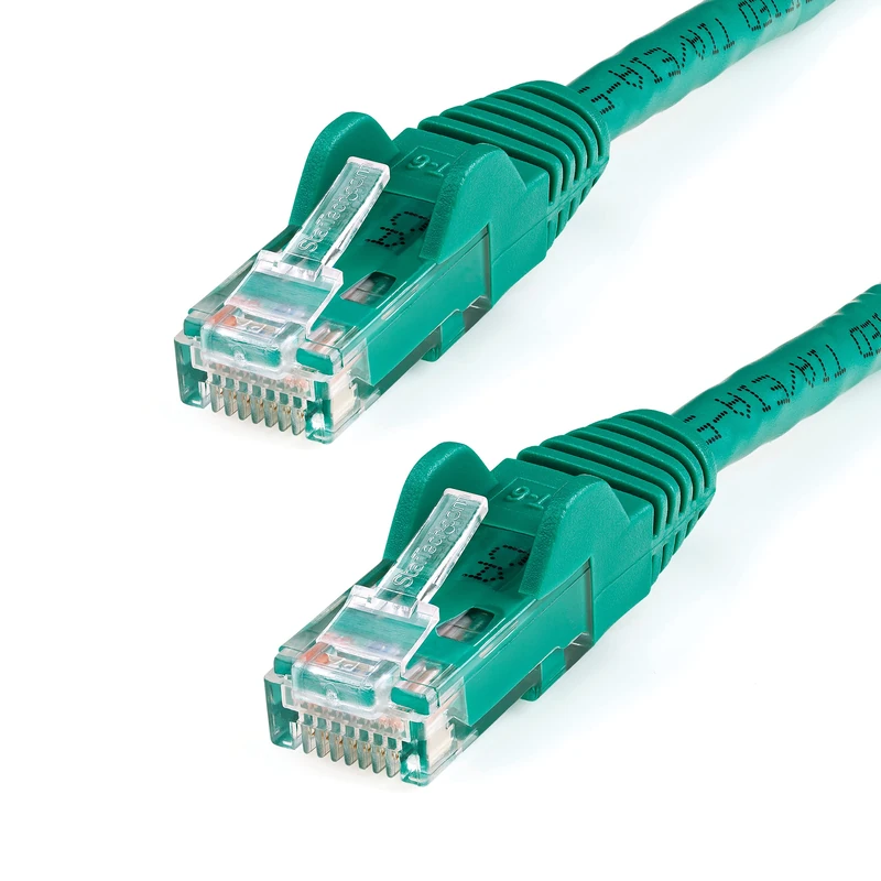 StarTech.com Cat6 Patch Cable – 150 ft – Green Ethernet Cable – Snagless RJ45 Cable – Ethernet Cord – Cat 6 Cable – 150ft (N6PATCH150GN)