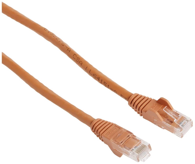 StarTech.com 150ft CAT6 Ethernet Cable - Orange CAT 6 Gigabit Ethernet Wire -650MHz 100W PoE++ RJ45 UTP Category 6 Network/Patch Cord Snagless Fluke Tested/Wiring is UL Certified/TIA (N6PATCH150OR)