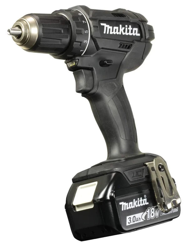 Makita DDF482RFEB Cordless Drill in Carrying Case DDF 482 RFEB 2x18.0V-LI 3.0Ah, 1 W, 18 V, Black