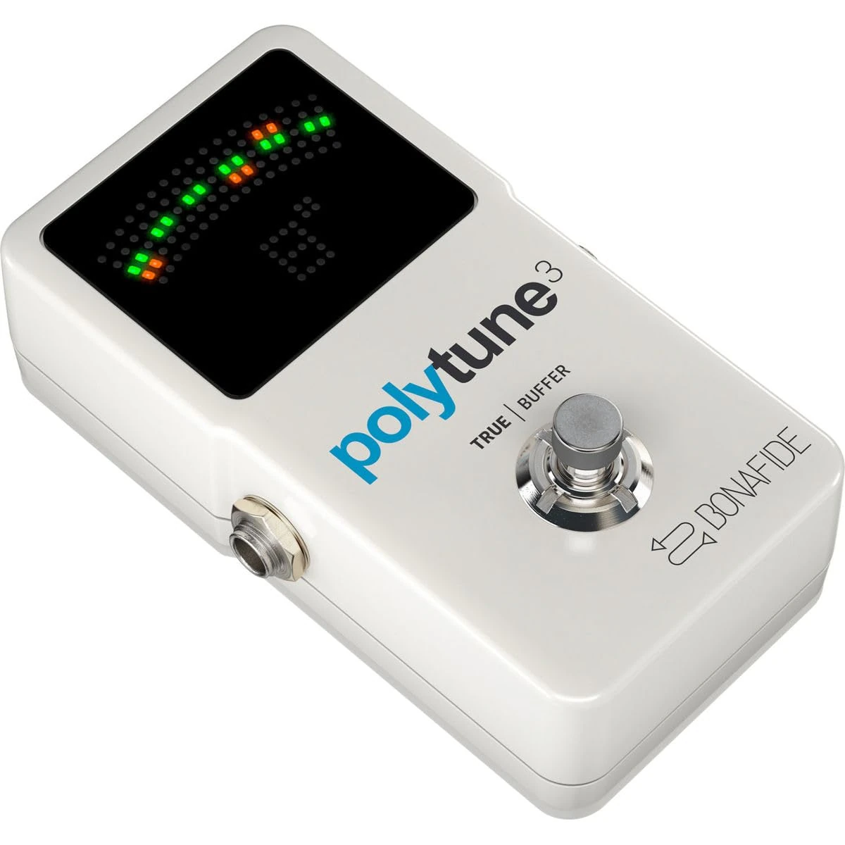 TC Electronic PolyTune 3 Ultra-Compact Tuner Pedal with Polyphonic Tuning, Built-In Buffer, and Bright LED Display