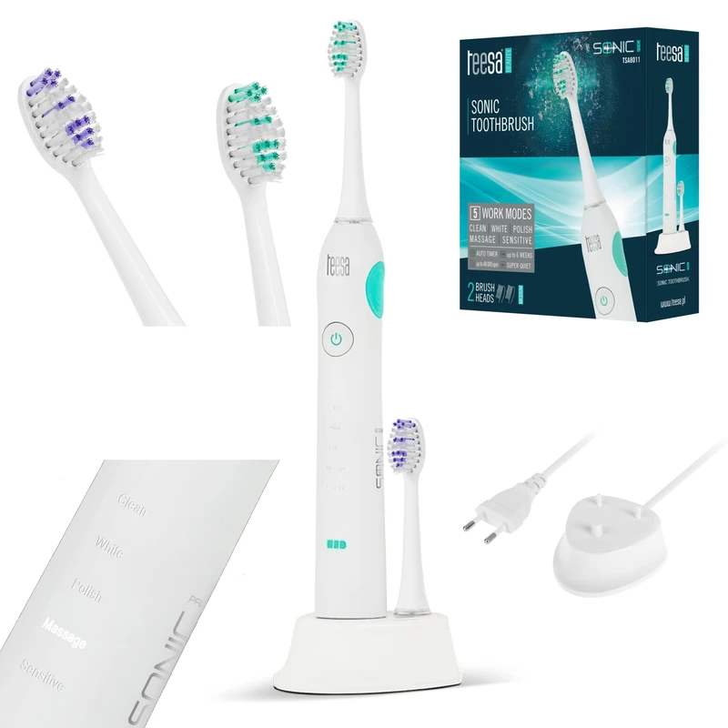 teesa Sonic Pro TSA801 Sonic Toothbrush - 5 Cleaning Modes