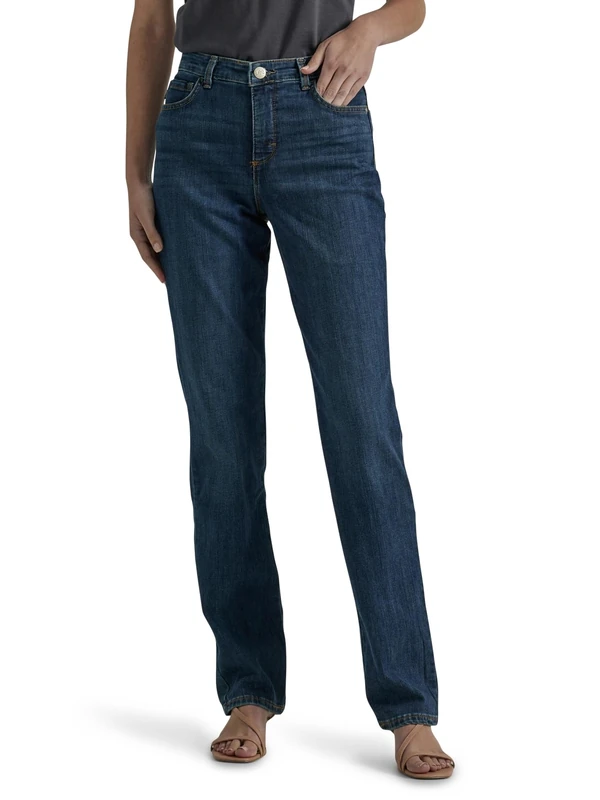 Lee Women's Classic Fit Monroe Straight-leg Jeans, Ellis, 18 Long UK - Image 1