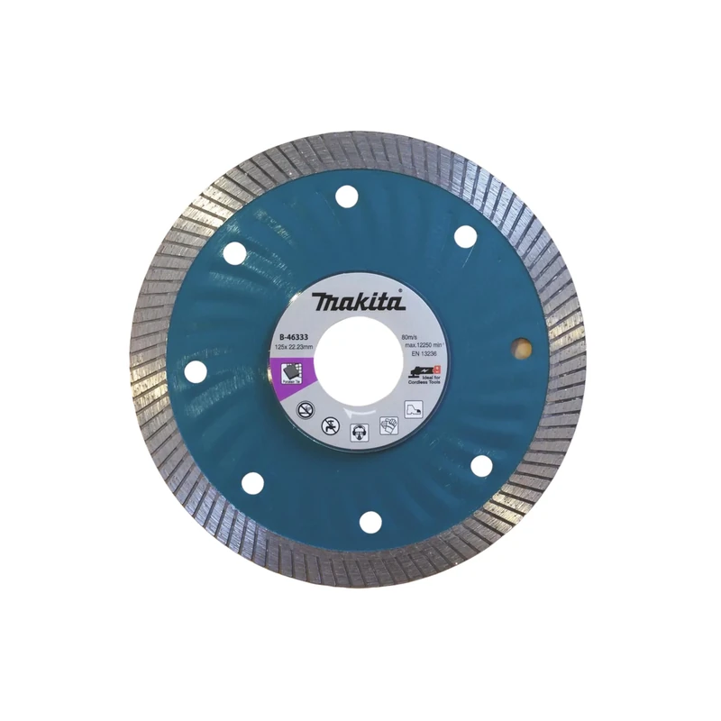 Makita B-46333 125 x 22.23 mm Diamond Wheel/Wave - Multi-Colour