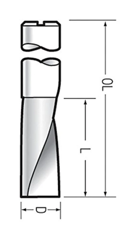 Makita P-54651 Helical Acrylic Double Flute TCT