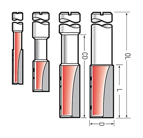 Makita P-55887 Straight Long Reach Double Flute TCT