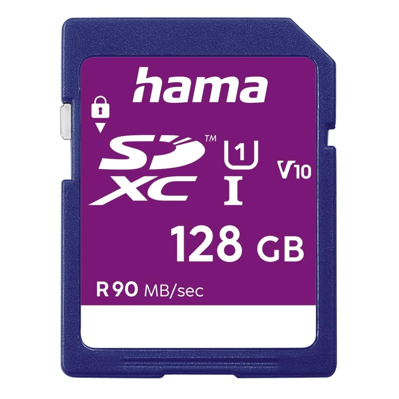 Hama 00124137 SDXC 128 GB UHS-I Class1 C10 533X/ 90MB/S Incredibly Fast Memory Card