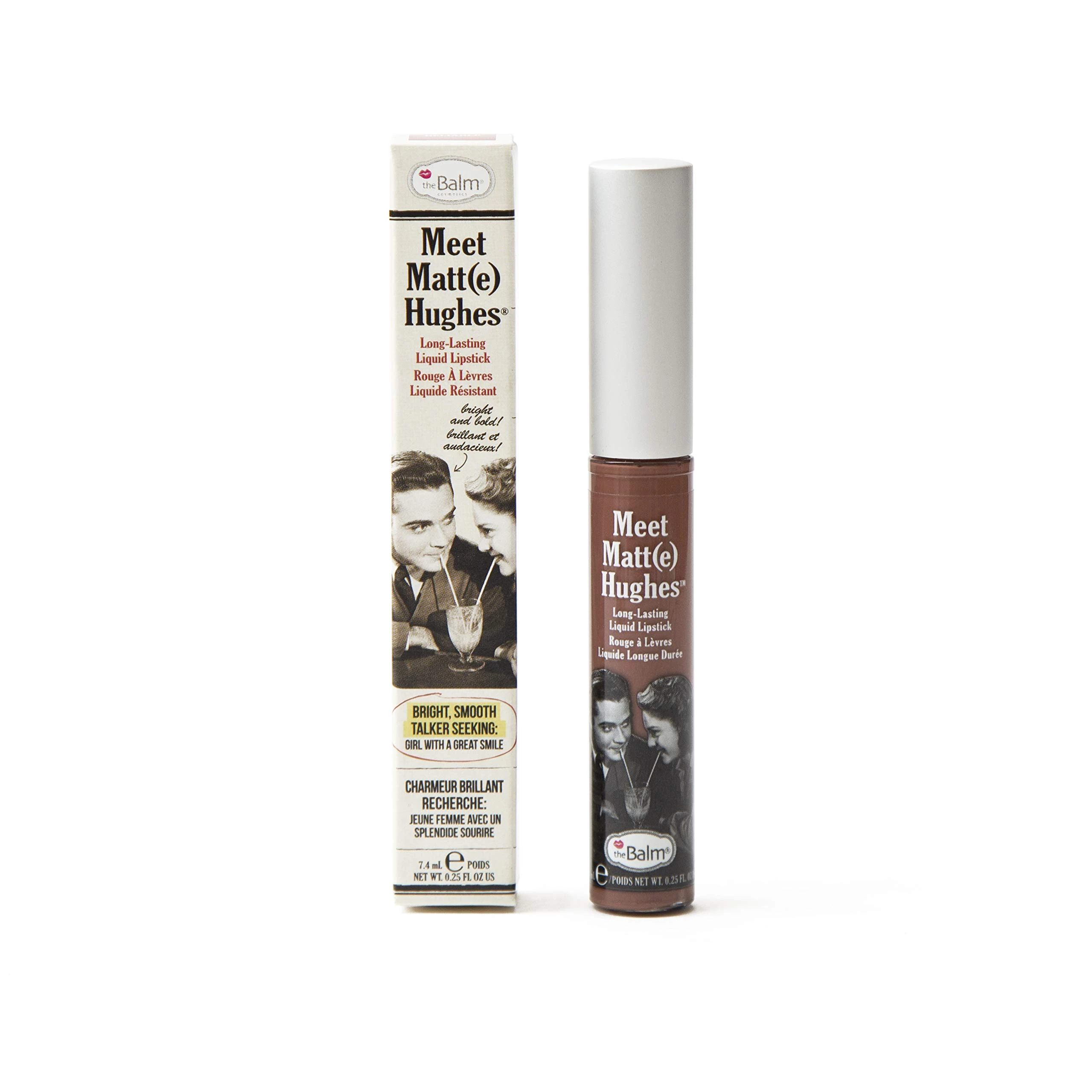 Meet Matte Hughes Long Lasting Liquid Lipstick - Reliable by the Balm for Women - 0.25 oz Lip Gloss