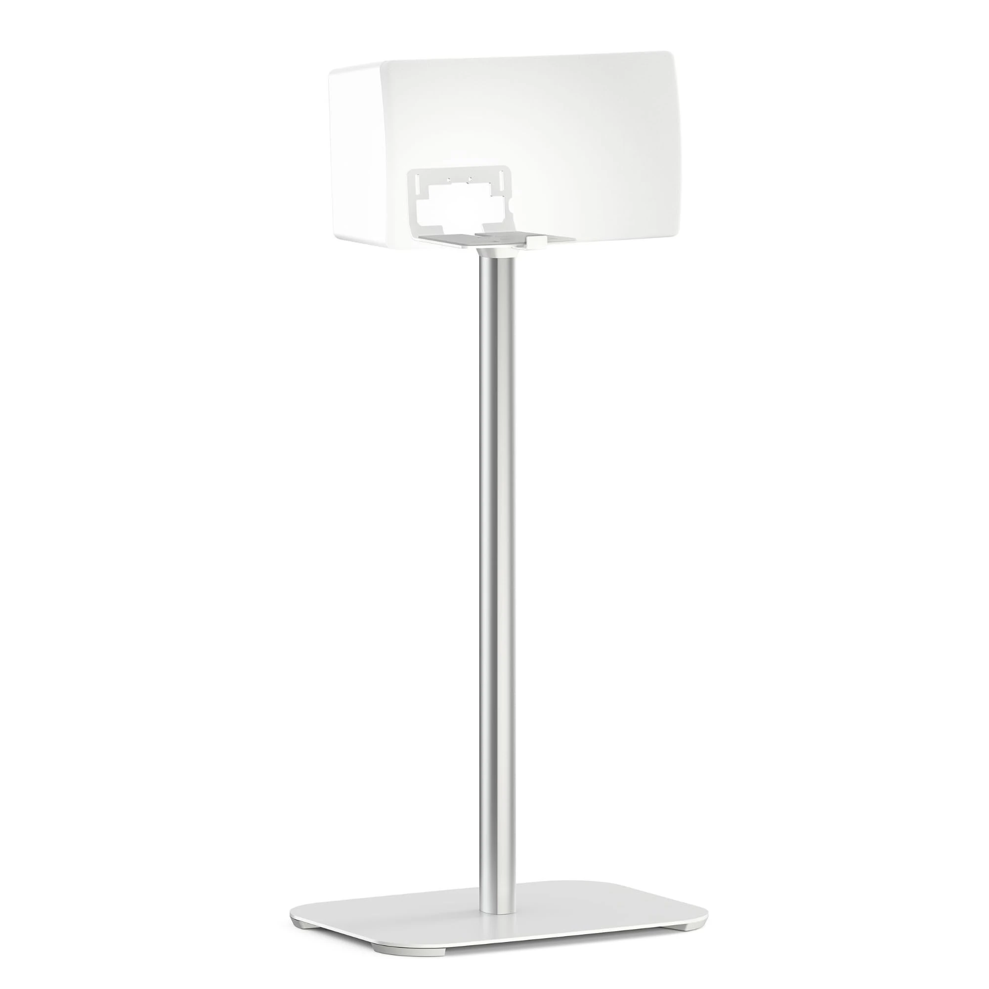 Vogel's SOUND 3305 Universal speaker floor stand, Max. 14.3 lbs (6.5 kg), Height: 29.5 inch (75 cm), Also fits Sonos Five & Play:5, Universal compatibility, White, 1 floor stand