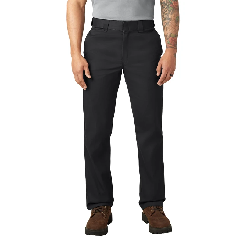 Dickies Men's 874f Pants, Black, 42W x 30L