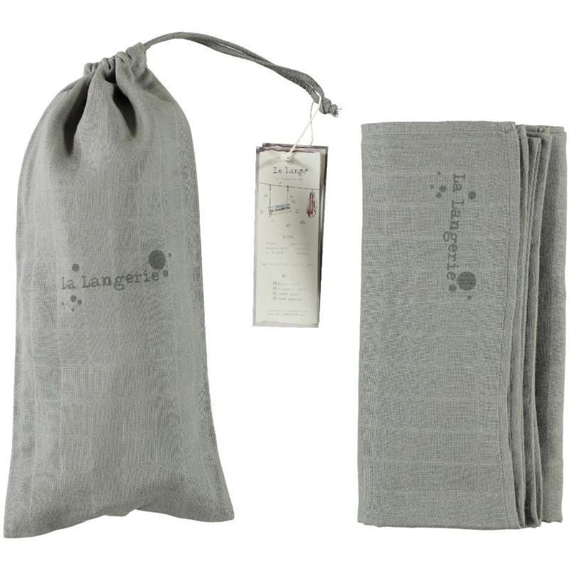 LA LANGERIE PARIS Baby Changing Mat Taupe Grey
