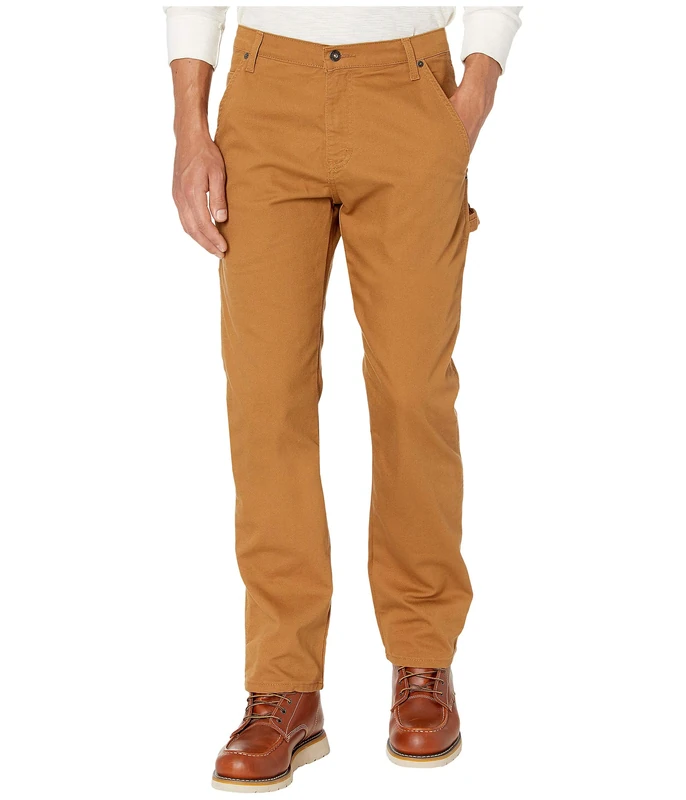 Dickies Men's Tough Max Carpenter Pant, Stonewashed Brown Duck, 36W x 30L