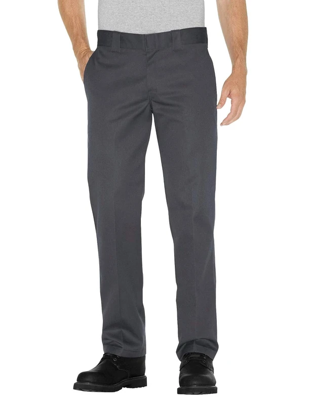 Dickies Men's Work Pant Fit플렉스 워크 팬츠 슬림 스트레이트 핏flex 裤, 工作褲 修身直筒calça De Trabalho Flex Fitبنطلون فليكس وورك سليم ستريت فيتflex Arbeitshose Slim Straight Fit, Charcoal V1, 32W x 34L
