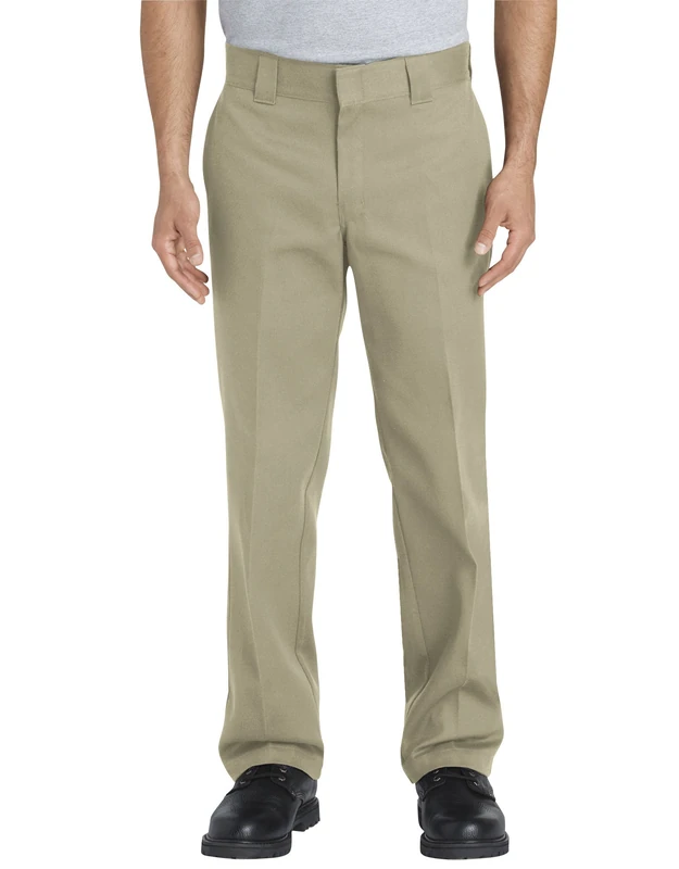 Dickies Men's Flex Work Pant Slim Straight Fit, Desert Sand V1, 30W x 32L