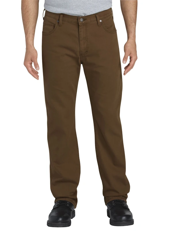 Dickies Men's Tough Max Duck 5-Pocket Pant, Stonewashed Timber, 36W x 32L