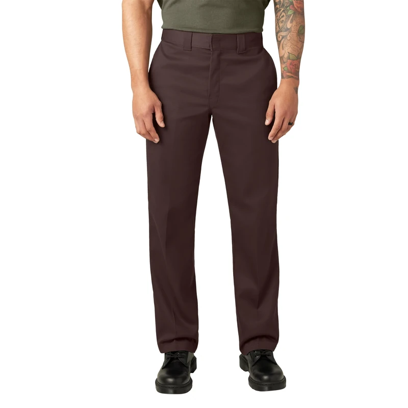 Dickies Men's 874f Big Pants, Dark Brown, 48W x 30L