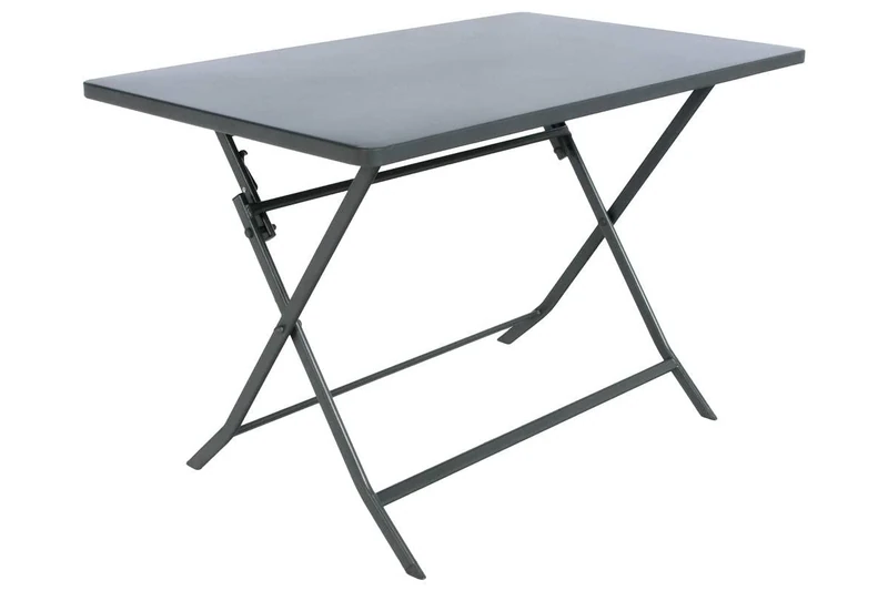 Hespéride HES-139953 Greensboro Folding Table Rectangular 4 Seater Graphite Alloy Steel Large