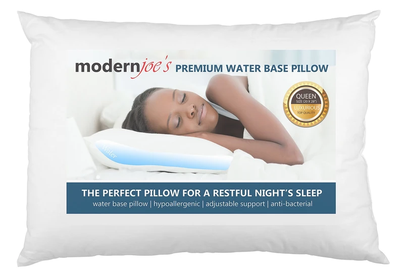 MODERNJOE'S Modern Joe's Luxurious Queen Size Water Pillow (50cm x 70cm), Adjustable and Hypoallergenic Waterbase Pillow - Image 1