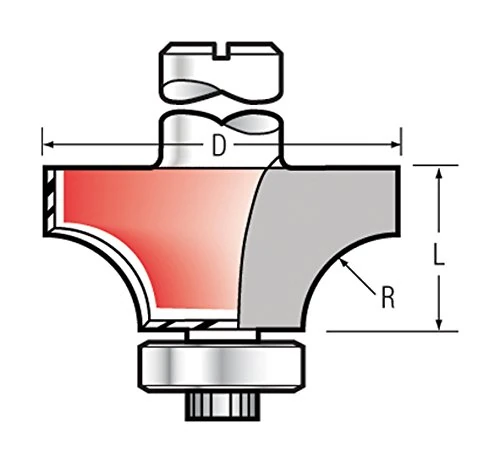 Makita P-55049 Rounding Over with Bearing TCT