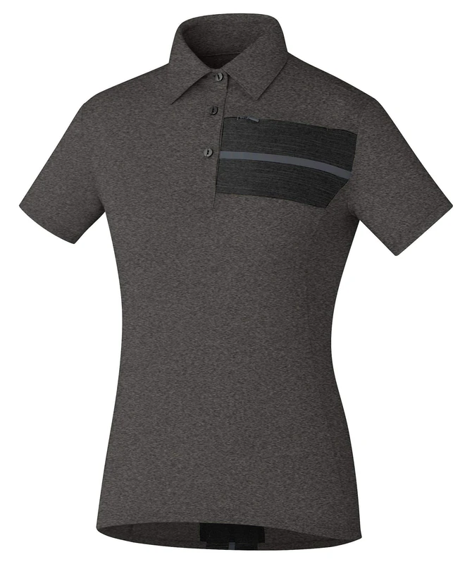 Shimano Transit Short Sleeve Jersey Women grey Size M 2017 Short Sleeve Cycling Jersey - Image 1