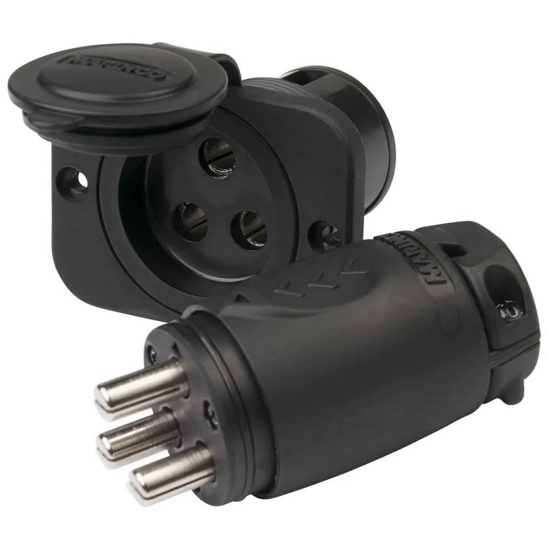 Marinco 12VCPS3 70A Trolling Motor Plug & Receptacle