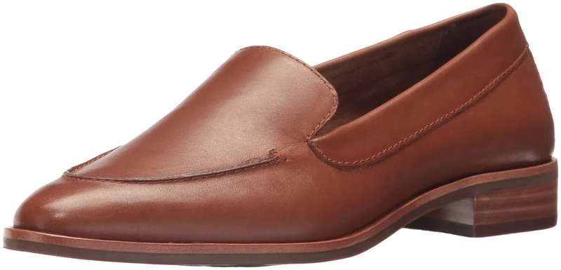 Aerosoles Women's East Side Loafer, Dark Tan Leather, 6.5 UK