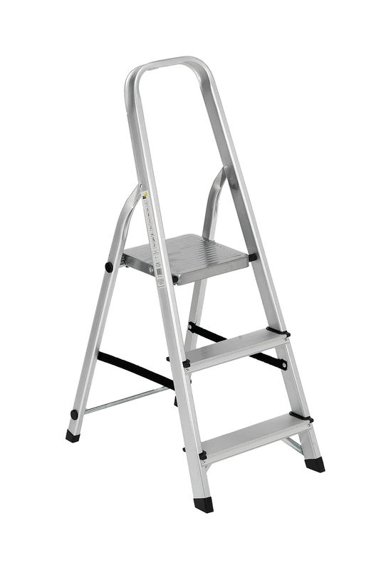 GARDEN FRIEND S1405103 Everest Aluminium Ladder, 3 Steps, 41 x 10 x 112 cm