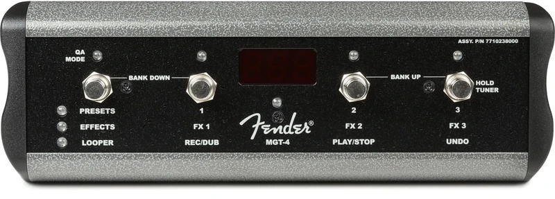 Fender Footswitch, Four Button, MGT-4, 1/4" Connector, Mustang™ GT