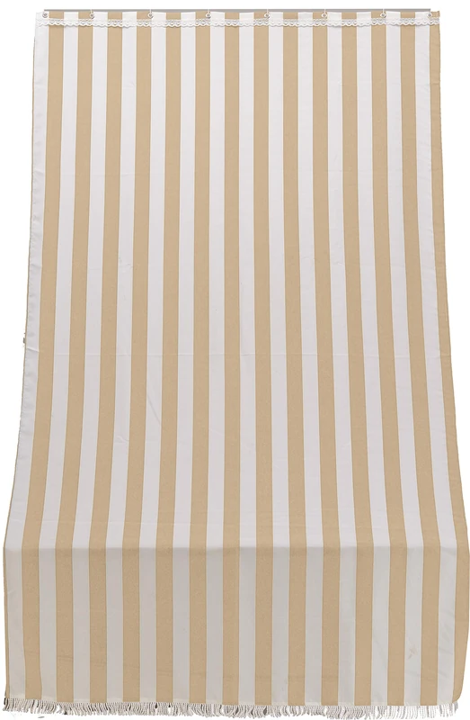 Linea Garden Friend Sun Door Curtain - Beige Striped 140x300cm