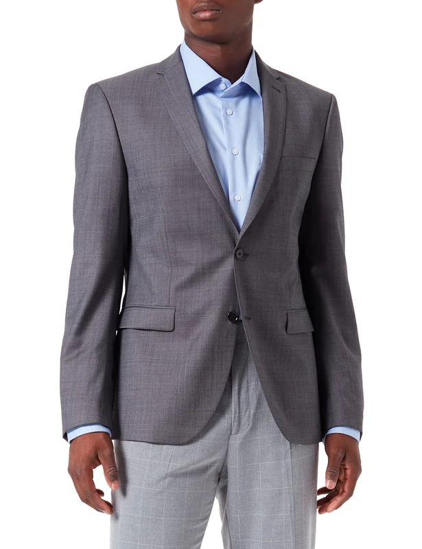 Pierre Cardin Men's Sakko Paul Blazer, Grey (Grey 2400), 38