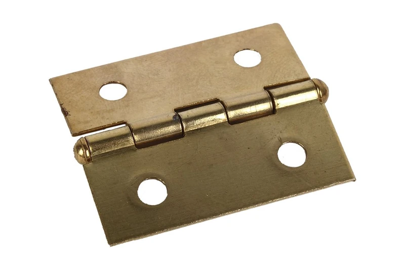 CoFan 61001201 A – Pack of 2 Hinges End Flat (Brass, 35 x 30 mm)