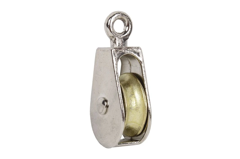 CoFan 18003023 – Pack of 25 Pulleys Simple Fixed (Nickel, 30 mm) - Image 1