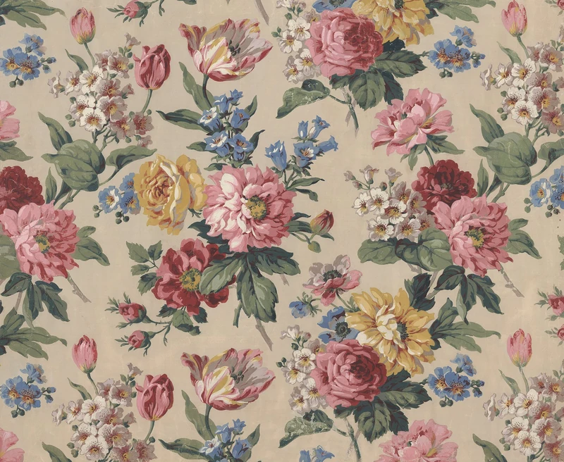 Wall Rogues WR50510 Floral Blooms - Paste The Wall Wallpaper Mural - 300cm x 240cm - Pink