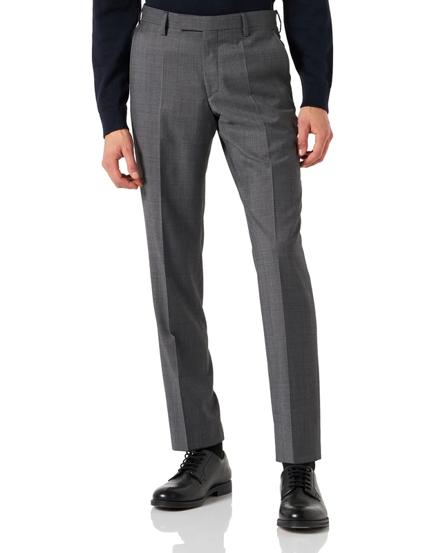 Pierre Cardin Men's Hose Damien Suit Trousers, Grey (Grey 2400), Manufacturer Size: W50