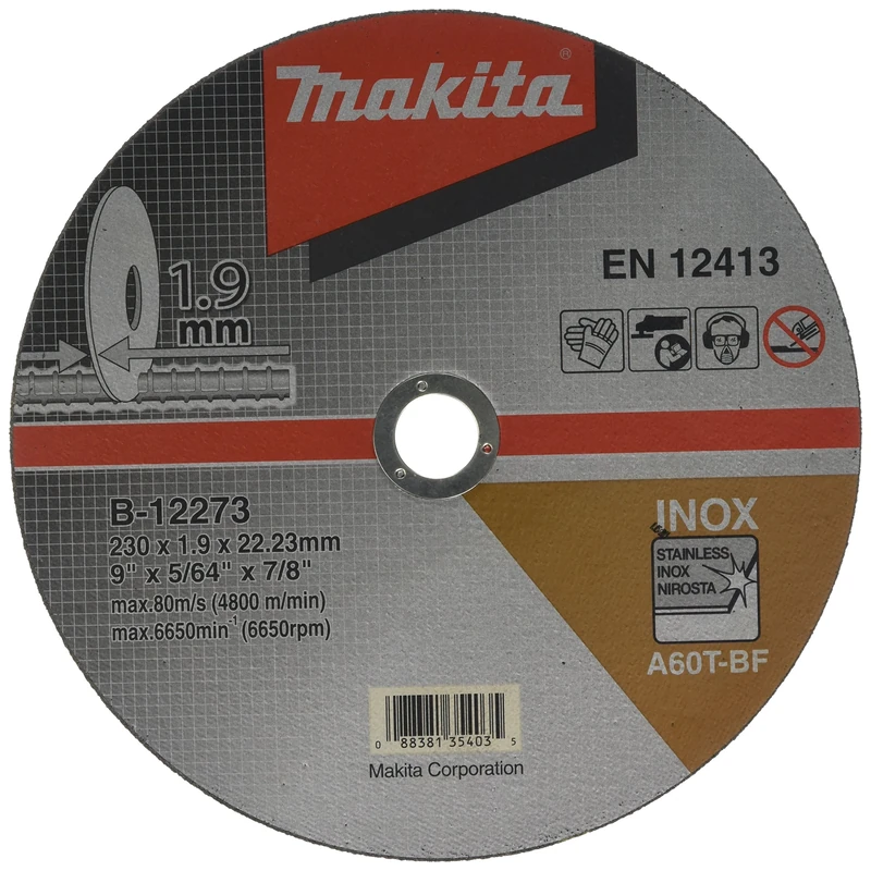 Makita B-12273-10 Thin Cut Off Wheels, Pack of 10