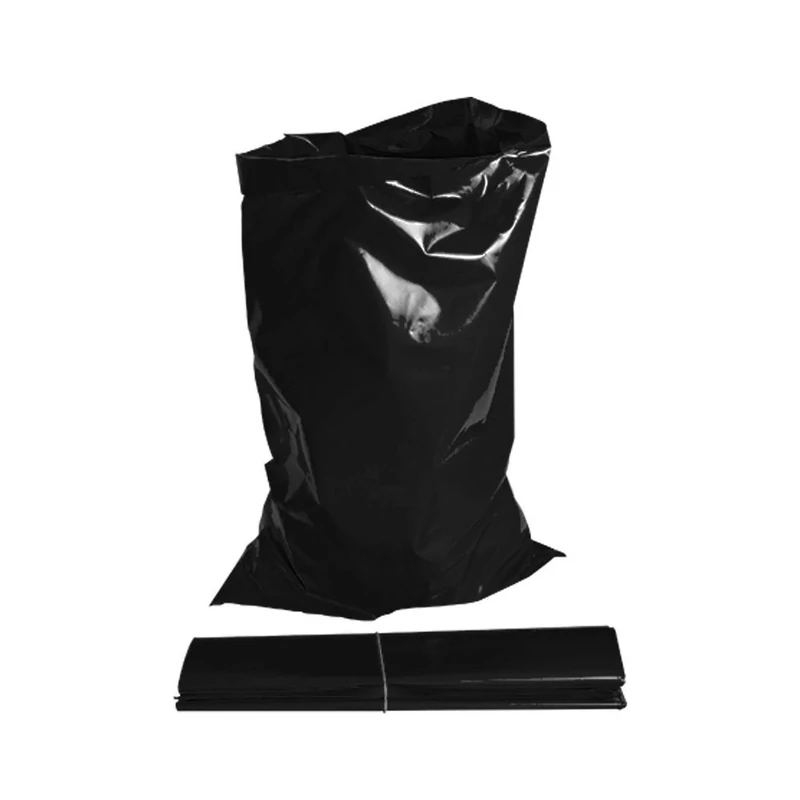 EXTRA HEAVY DUTY BLACK RUBBLE BAGS/SACKS BUILDERS 30kg+ (50)