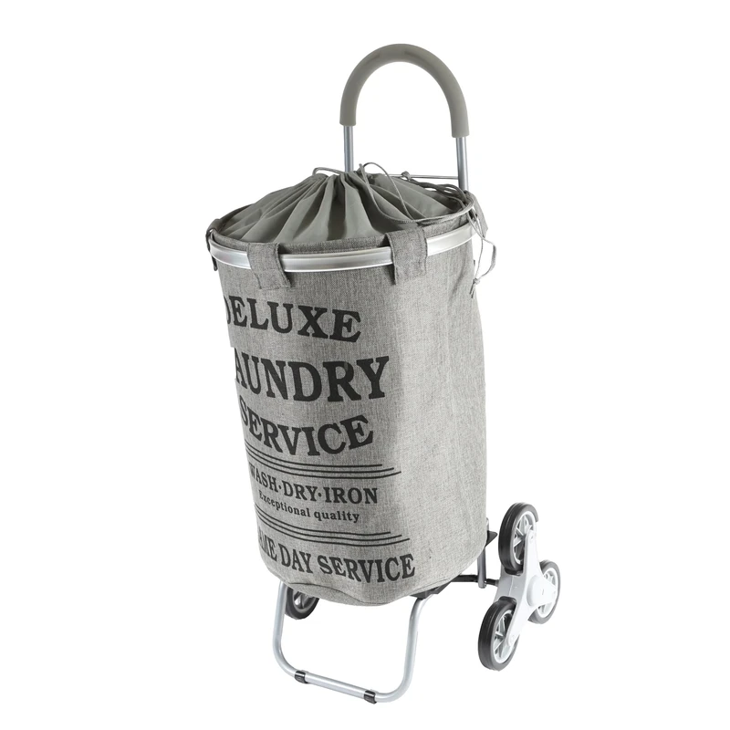 dbest products Laundry Cart, Grey