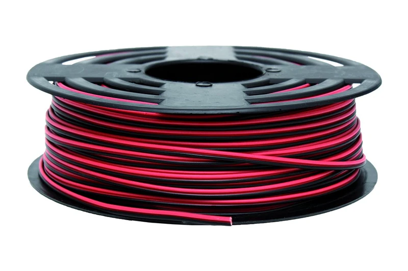 CoFan 51002675 – Roll Parallel Cable (2 x 0.75 mm, 100 M RED/BLACK
