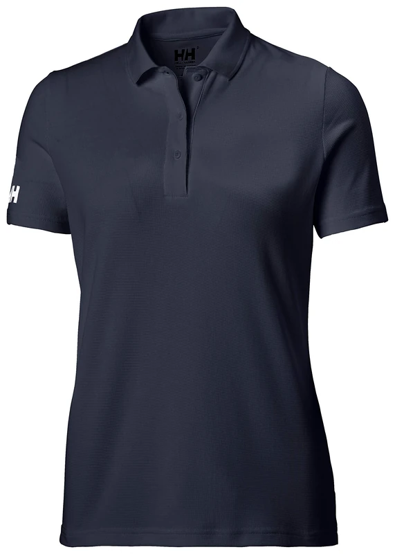 Helly Hansen Women's W Crew Tech Polo, Navy, XL