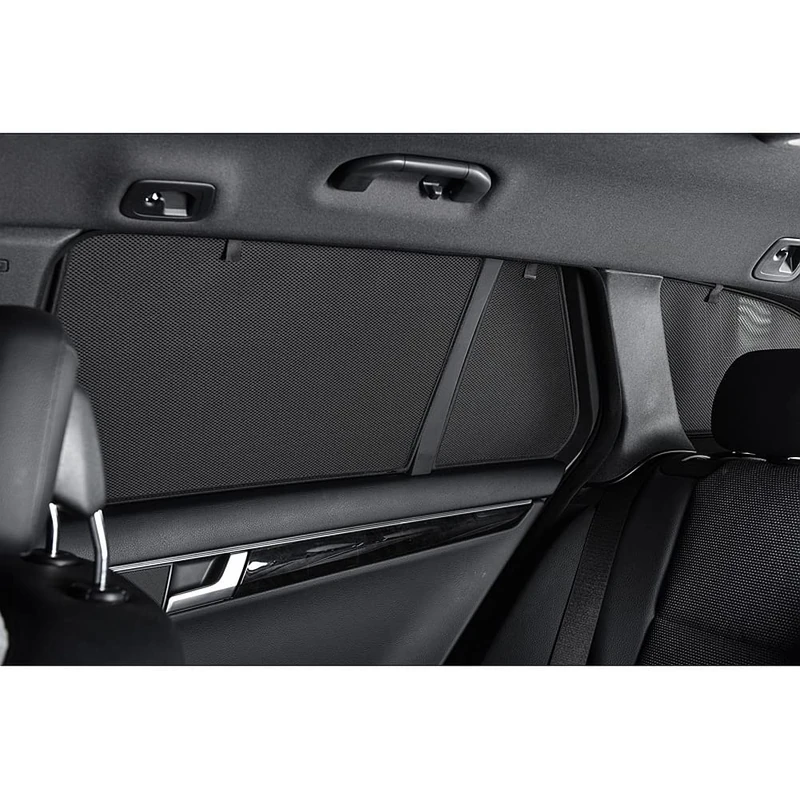Set Car Shades compatible with Mercedes C-Class Coupe 2014-2021 (4-pieces) Custom-Fit Sunshades for Cars