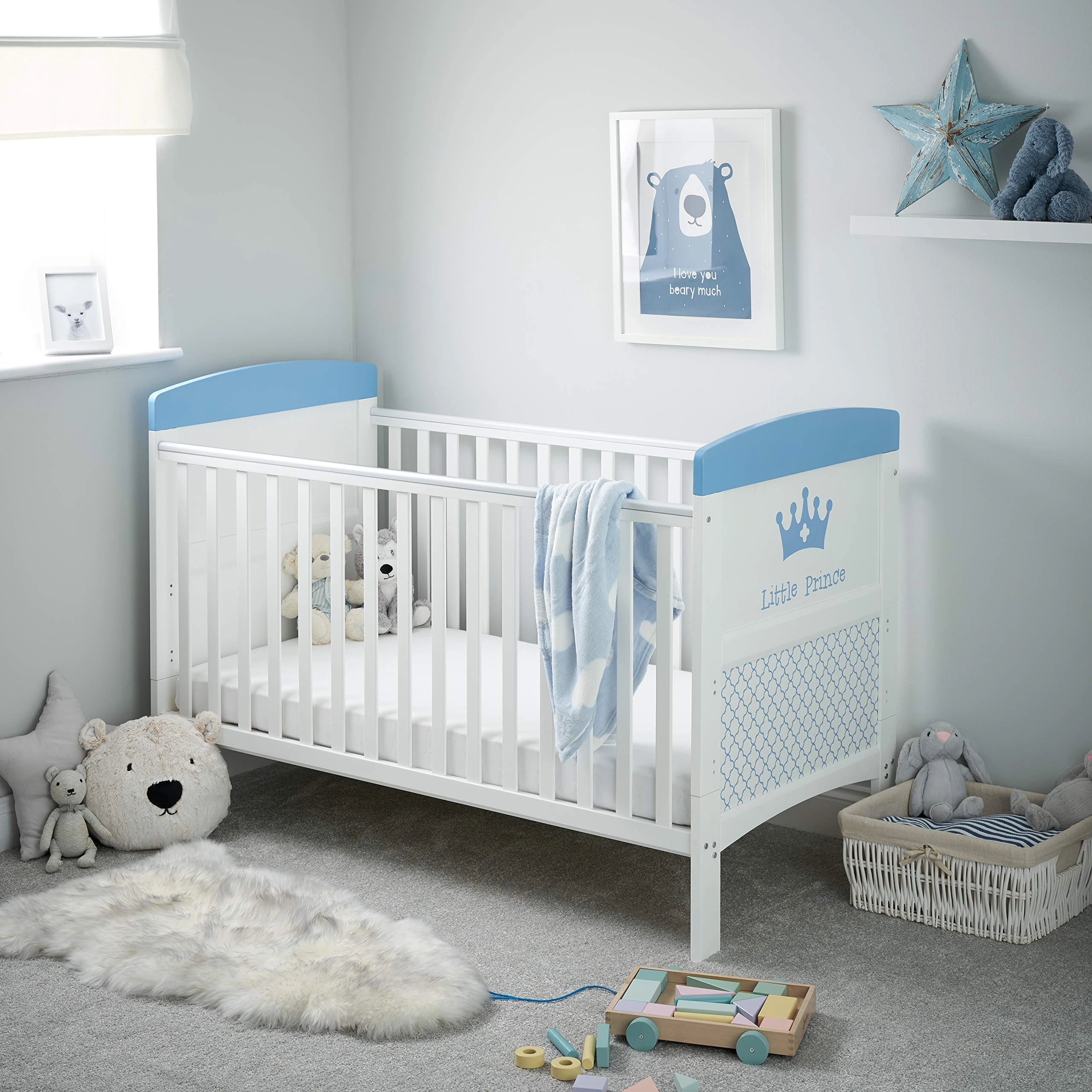 Obaby Grace Inspire Cot Bed, Little Prince