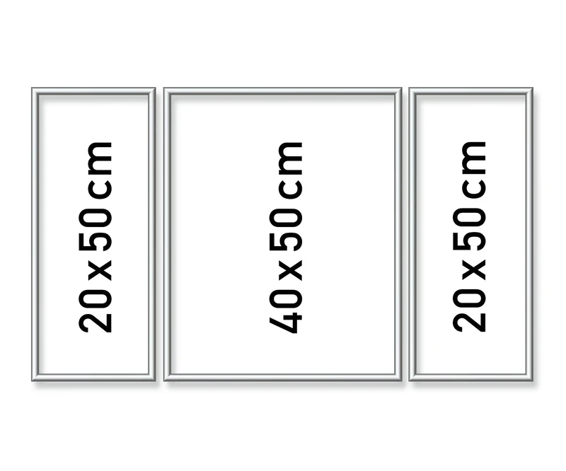 Schipper 605260767 "Aluminium Frame Triptych Painting by Numbers, 50 x 80 cm - Image 1