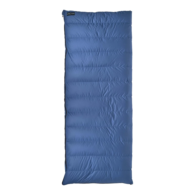 Lowland Outdoor® Companion CC Extra Wide Down Sleeping Bag, Blue, 220 x 100 cm