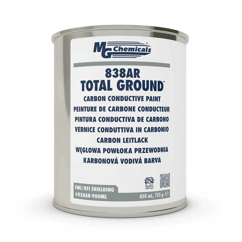 MG Chemicals Total Ground Carbon Conductive Coating, 850 mL Plastic Can