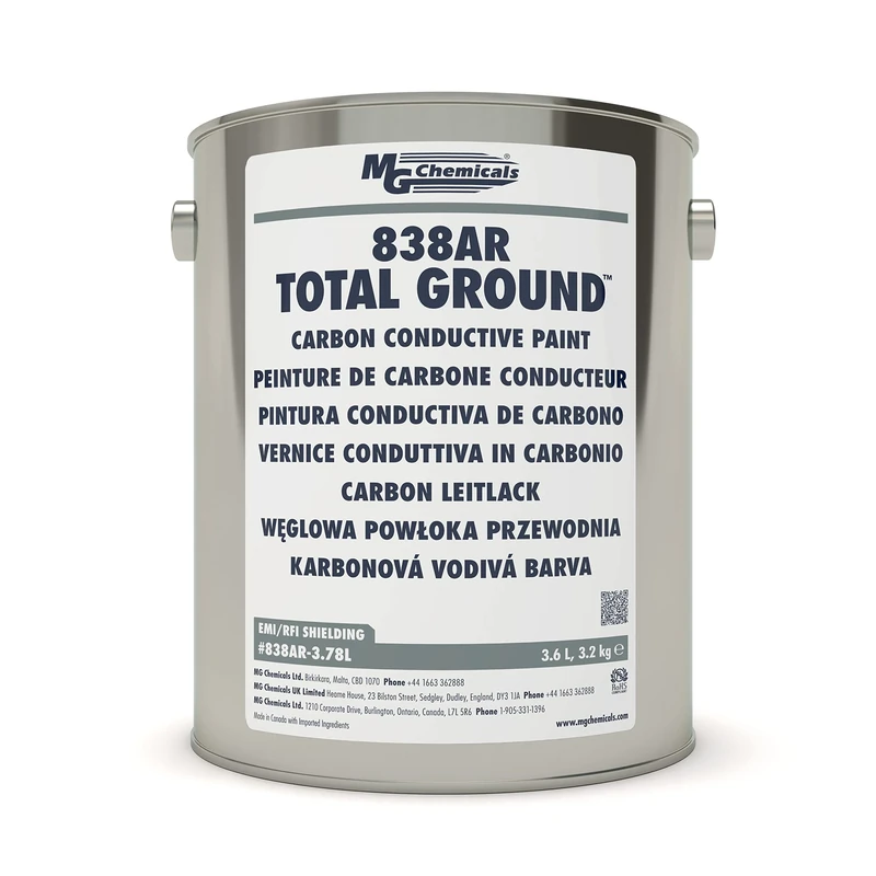 MG Chemicals Total Ground Carbon Conductive Coating, 3.6 L Plastic Can