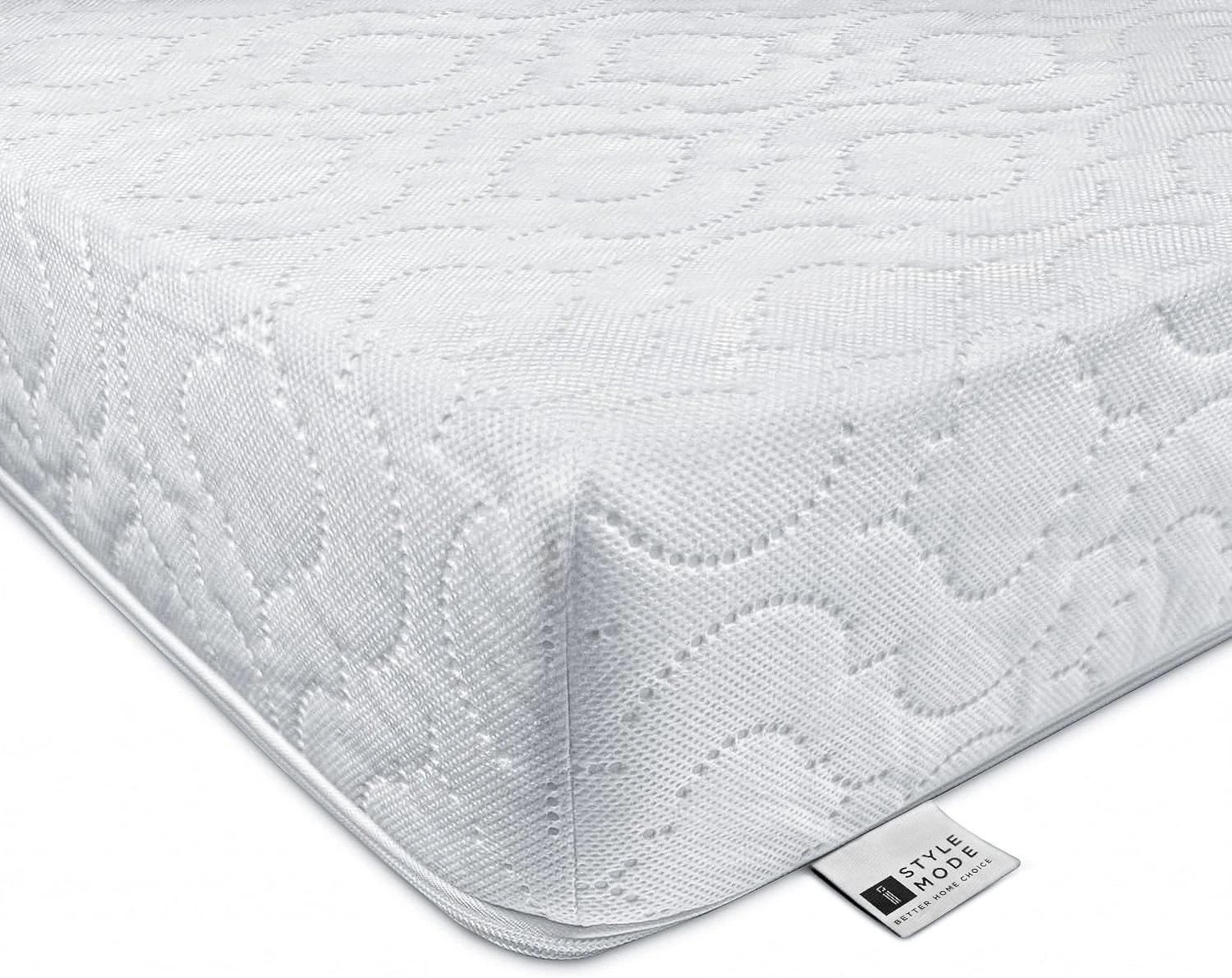 iSTYLE MODE BETTER HOME CHOICE Baby Toddler Cot Bed Fully Breathable Foam Mattress & Waterproof Cover (140 x 70 x 10)