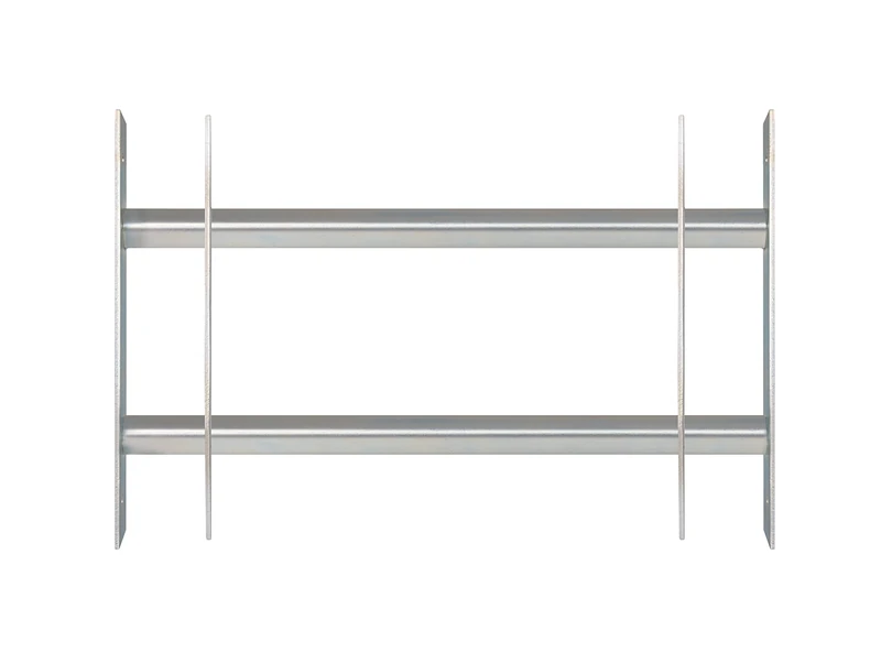 GAH-Alberts Secorino Basic 563677 Window Grille Extendible for Exterior Windows Burglary Protection Grille Galvanised Blue 300 x 500-650 mm