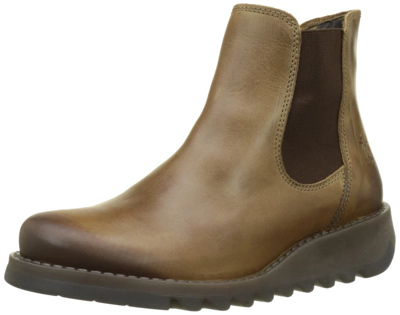 Fly London Women's Salv Chelsea Boots, Camel, 5 UK