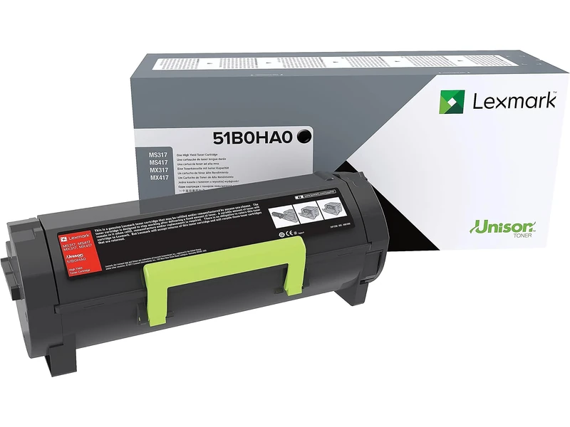 Lexmark 51B0HA0 MS417dn MX417de Regular High Yield Cartridge Toner