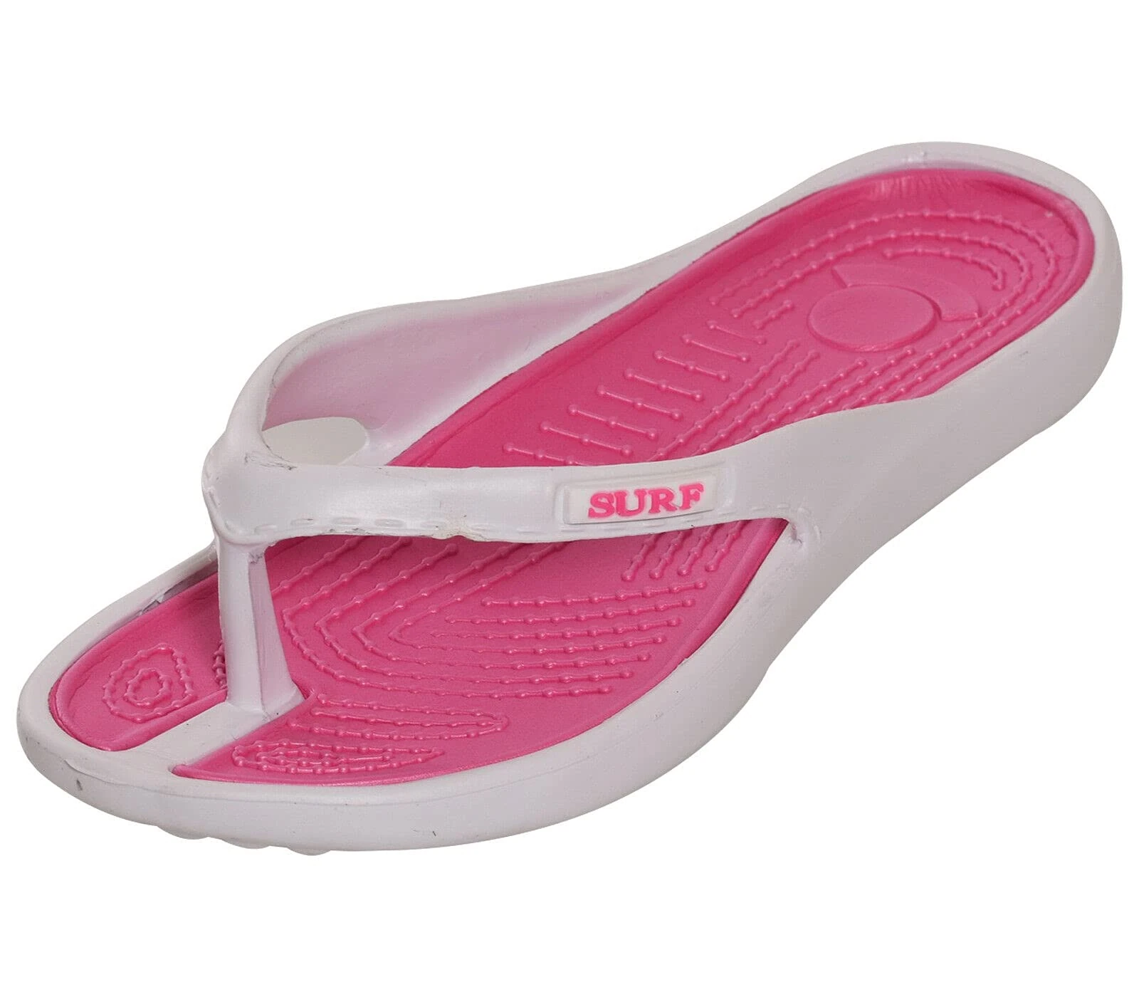 Ladies Surf Toe Post Flip Flop Pink UK6